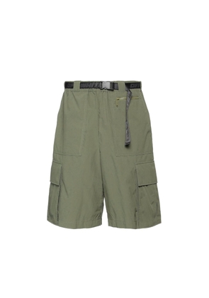Off-White Bicolor Polyamide Cargo Shorts - S