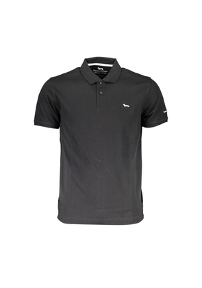 Harmont & Blaine Nero Cotton Men's Polo Shirt - 3XL