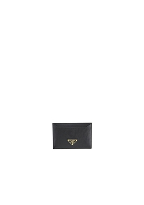 Prada Black Calfskin Cardholder