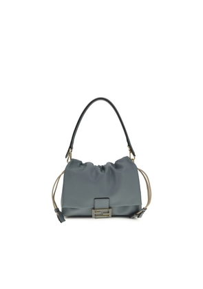Fendi Light Blue Calf Leather Bos Taurus Shoulder Bag