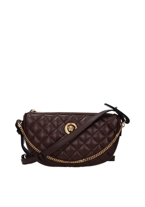Versace Brown Leather Handbag
