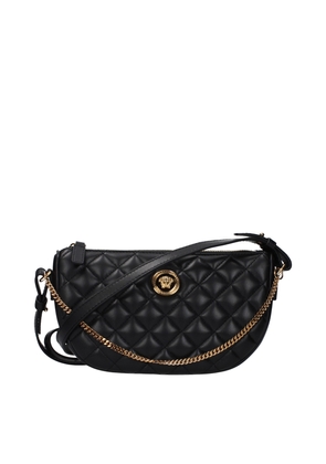 Versace Black Leather Handbag