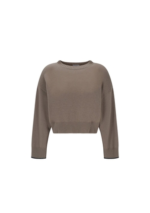 Brunello Cucinelli Beige Cashmere Cashmere Sweater - S