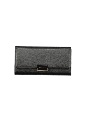 Mario Valentino Black Polyurethane Women Wallet