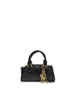 Chloé Black Calf Leather Bos Taurus Shoulder Bag