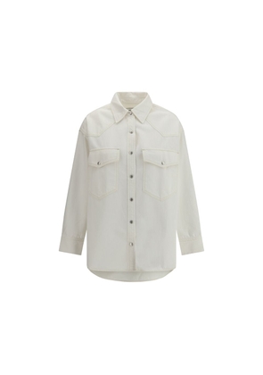Agolde White Denim Shirt - XS