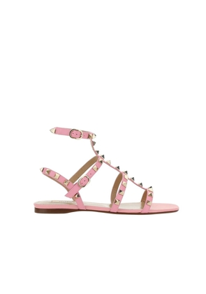 Valentino Garavani Multicolor Calfskin Flat Sandals - EU35.5/US5.5