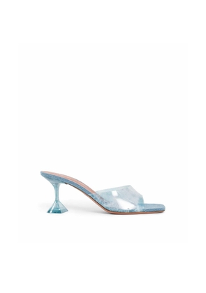 Amina Muaddi Blue Pvc Mules - EU36.5/US6.5