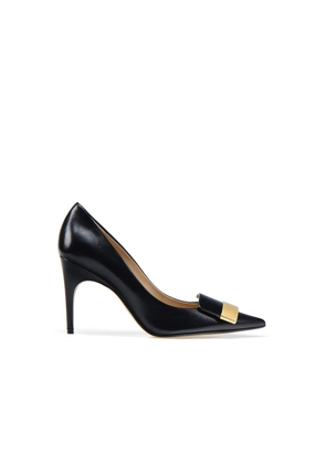 Sergio Rossi Black Calfskin High Heel Pumps - EU35.5/US5.5