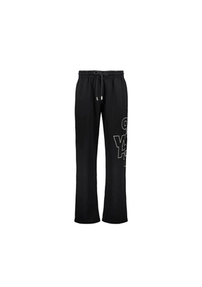 Off-White Black Cotton Joggers (Workout Pants) - L