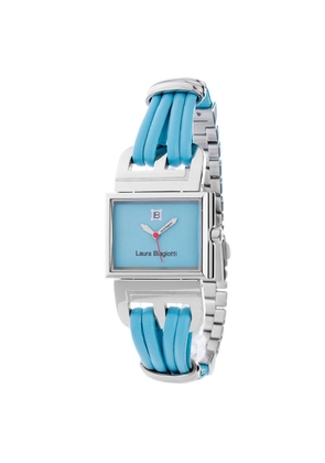 Laura Biagiotti Blue Leather Lining Dress Watch