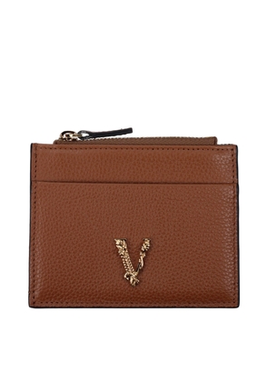 Versace Brown Leather Wallet