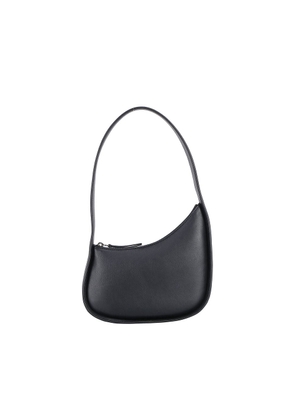 The Row Black Calf Leather Bos Taurus Shoulder Bag
