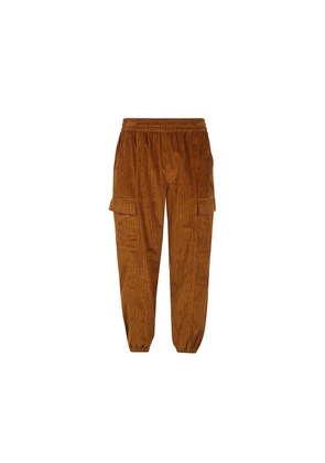 Marcelo Burlon Brown Cotton Cargo Pants - M