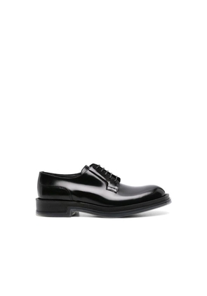 Alexander McQueen Black Calfskin Oxfords And Derbies - EU41/US8
