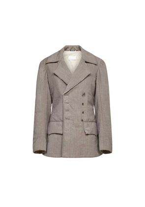 Maison Margiela Brown Wool Blazer - 42