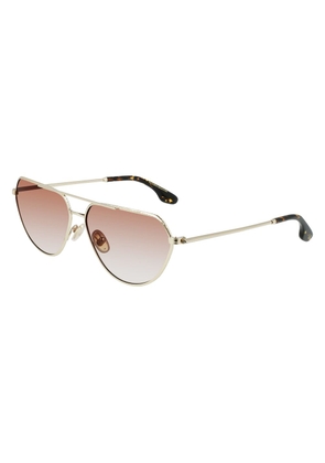 Victoria Beckham Gold Metal Sunglasses