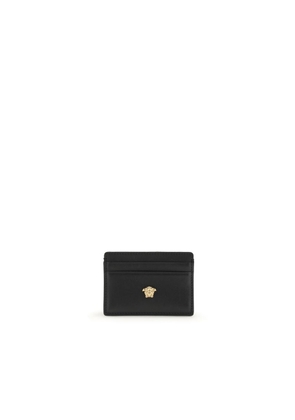Versace Black Calf Leather Bos Taurus Wallet