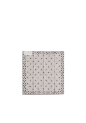Brunello Cucinelli Beige Silk Pocket Square - One Size