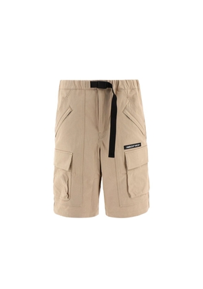 Ambush Beige Cotton Bermuda Shorts - M
