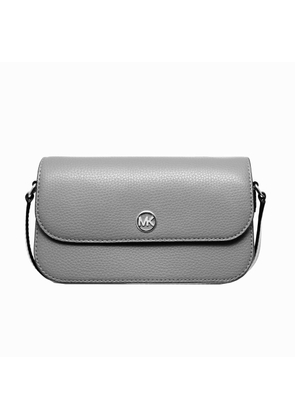 Michael Kors Gray Leather Crossbody Bag