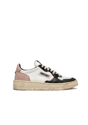 Autry White Leather Low Top Sneakers - EU37/US7