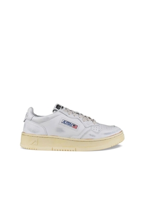 Autry White Leather Low Top Sneakers - EU36/US6