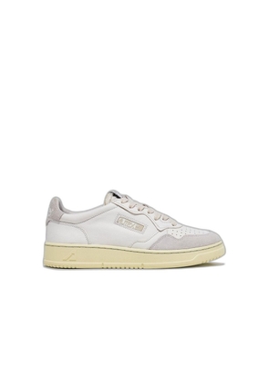 Autry White Leather Low Top Sneakers - EU35/US5
