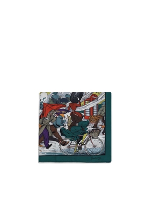 Burberry Multicolor Silk Scarf