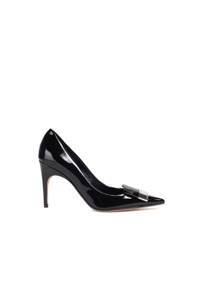 Sergio Rossi Black Calfskin High Heel Pumps - EU35.5/US5.5