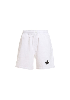 Dsquared² White Cotton Shorts - S