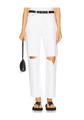 AGOLDE 90's Mid Rise Loose Jeans in Ivory. Size 25. Also in 24, 26, 27, 30, 33, 34.
