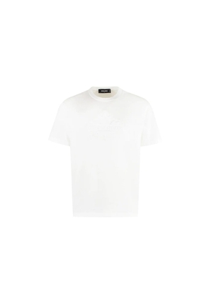Dsquared² White Cotton T-Shirt - 40
