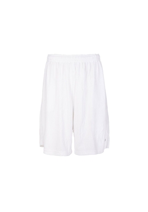 Balenciaga White Polyester Bermuda Shorts - XS