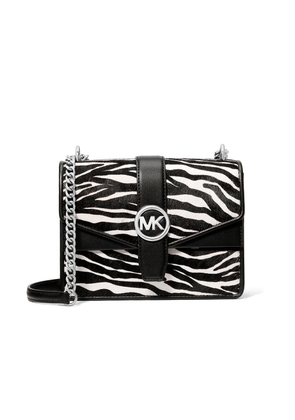 Michael Kors Black Leather Shoulder Bag