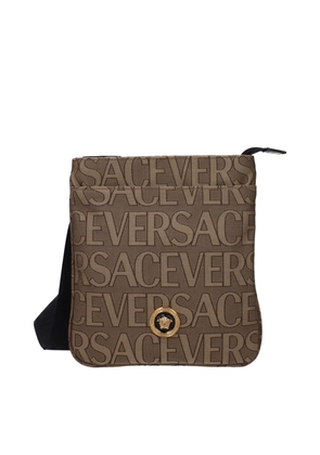 Versace Beige Fabric Crossbody Bag