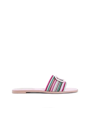 Valentino Garavani Multicolor Leather Slides - EU36/US6