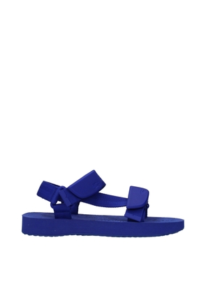 Burberry Blue Fabric Sandals - EU37/US7