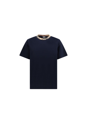 Burberry Blue Cotton T-Shirt - L