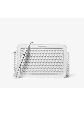 Michael Kors White Fur Shoulder Bag