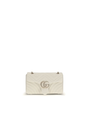 Gucci White Calf Leather Bos Taurus Handbag