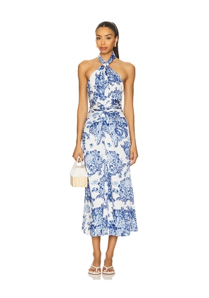 Cinq a Sept Costal Bouquet Coli Dress in Blue. Size 0. Also in 2.