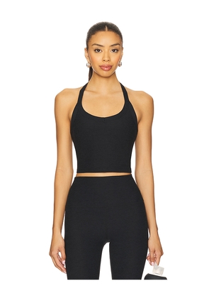 Beyond Yoga Spacedye On The Up Cropped Tank Top in Black. Size M. Also in S, XL, XS.