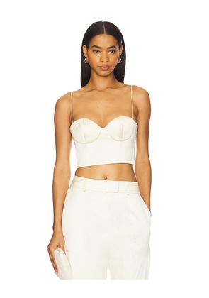 Bevza Seashell Top in Cream. Size L. Also in M.