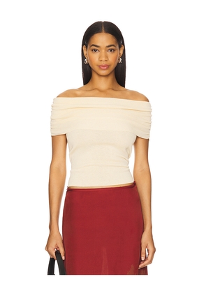 ASTR the Label Kylin Sweater Top in Neutral. Size M. Also in S, XL, XS.