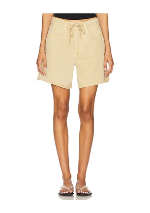 Citizens of Humanity Brynn Drawstring Short in Tan. Size 25. Also in 26, 27, 28, 29, 30.