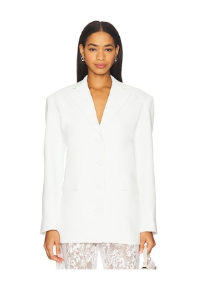 Amanda Uprichard x REVOLVE Samuel Blazer in Ivory. Size M. Also in L, S, XL.