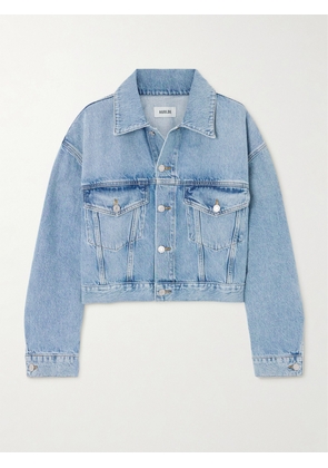 AGOLDE - Palmer Cropped Recycled-denim Jacket - Blue - x small,small,medium,large,x large