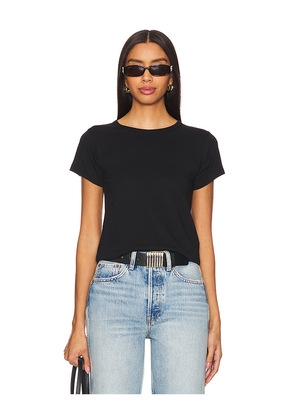 Eterne Short Sleeve Baby Tee in Black. Size L. Also in XL.