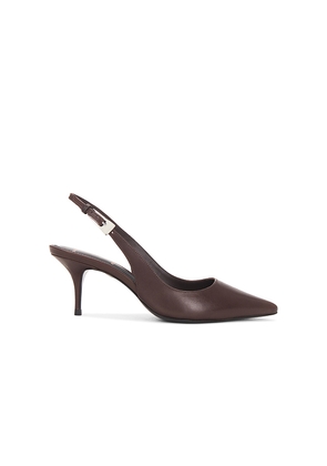 BLACK SUEDE STUDIO Branca 65 Pump in Chocolate. Size 37. Also in 39, 40.